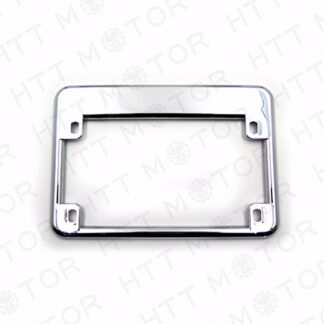 XHT(BC)- Chrome Motorcycle License Plate Frame Surround Cover