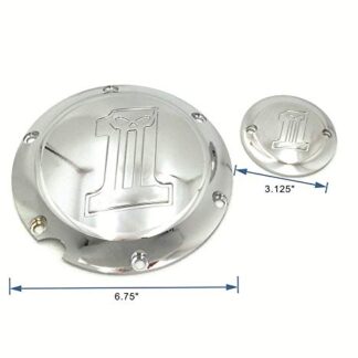XHT(BC)-Chrome No.1 Skull Engine Derby Timer Cover For Harley XL 883 Sportster