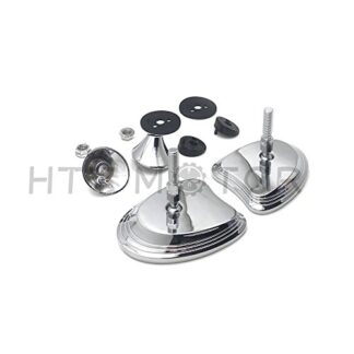 XHT(BC)- Chrome Rearview Fairing Mount Mirrors For 2014-Later Harley Touring FLHX FLHT