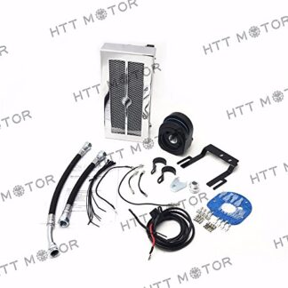 XHT(BC)- Chrome Reefer Oil Cooler Fan Cooling System For Harley Softail 2001-2017 2015