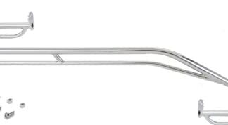 XHT(BC)- Chrome Saddlebag Twin Rail Guard Support Kit For 2009-2013 Harley Touring Models