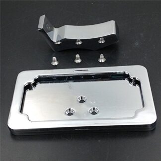 XHT(BC)- Chrome Side Mounted License Plate Bracket For Suzuki Katana TL1000/Yamaha YZF 1000 R1 Yamaha YZF 600 R6/ CBR 600 900 925 954