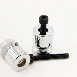 XHT(BC)- Chrome Swingarm Spools"GSXR" Engraved Logo 8mm Thread For Suzuki GSX-R 1100 1992-1998/ GSF1250S Bandit 2007-2009/ GSX 1300R Hayabusa 1999-2011