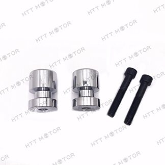 XHT(BC)- Chrome Swingarm Spools"RR" 8mm Thread For RC51 (RVT1000R) 2000-2006
