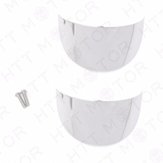 XHT(BC)- Chrome Turn Signal Visors For Harley 86-92 FXRT/86-90 FLST/88-later FLSTC/ 94-later FLHR