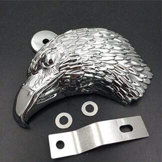 XHT(BC)- Chromed Eagle head horn cover For 1992 and up Harley-Davidson with side mount"cowbell" and all V-rod's