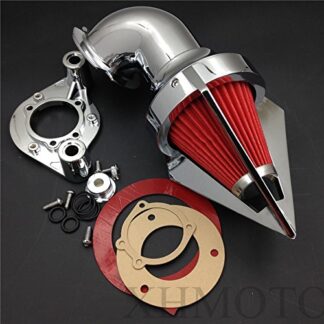 XHT(BC)- Chromed Triangle Spike Air Cleaner Kits For Harley Dyna Touring models