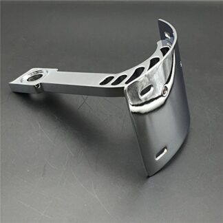 XHT(BC)- Chromed Vertical Curved Mount License Plate Bracket Tag Holder For 2002-2005 Yamaha Warrior/All Years Yamaha V-Max