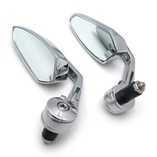 XHT(BC)- Chromed mirrors fit for/Suzuki/Kawasaki/Yamaha/Harley for any 7/8" or 1" diameter handle about any motorcycle electric car