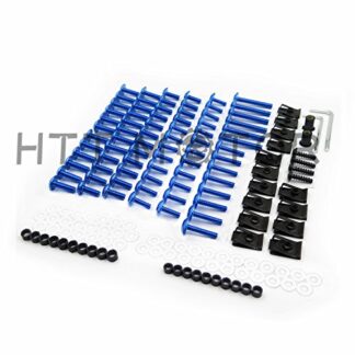 XHT(BC)- Complete Fairing Bolts Screws Fasteners Kit For Yamaha Yzf R1 R6 F6R Fz1 Fz8 Blue