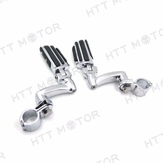 XHT(BC)- Cr Adjustable Lightning FootPeg 1.25" For GoldWing VTX1300 Shadow Valkyrie