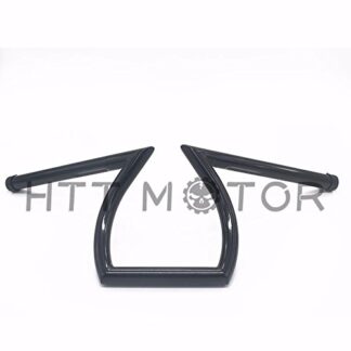 XHT(BC)- Cruiser Z-Bar Handle Bars 1" Gloss Black Fit Harley XL Sportster 1200 883 Custom