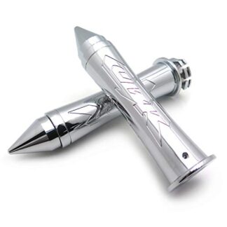 XHT(BC)- Custom 7/8" 22mm Handlebar Grip"CBR" Logo For Cbr 600 900 929 954 1000 Rr F1 F2 F4I Chrome