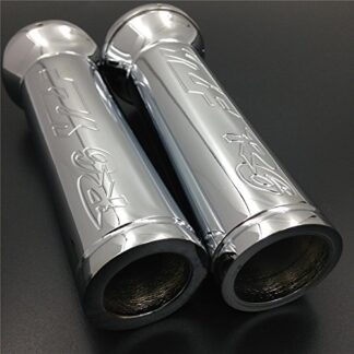 XHT(BC)- Custom Aluminum Handlebar Grips For Yamaha Yzf-R6 Yzf R6 Yzfr6 1982-2013 Chrome