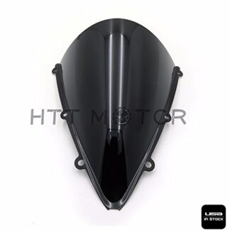 XHT(BC)- Double Bubble Racing Windscreen Screen Black Aprilia RSV4 09-14