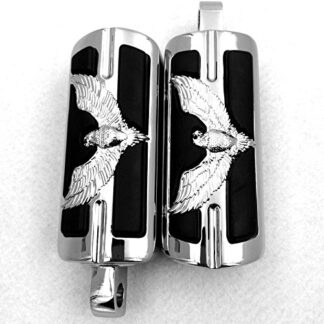 XHT(BC)- Eagle Hawk Shape Foot Pegs Fits most models with H-D male mount-style footpeg supports See Description for Detail