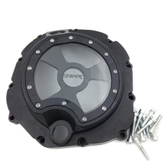 XHT(BC)- Engine Clutch Cover See Through For Kawasaki ZX14R 2006-2014/ ZZR-1400 2006-2014 Black Right
