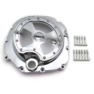 XHT(BC)- Engine Clutch Cover See Through For Kawasaki ZX14R 2006-2014/ ZZR-1400 2006-2014 Chrome Right