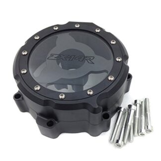 XHT(BC)- Engine Stator Cover See Through For Kawasaki ZX14R 2006-2014/ ZZR-1400 2006-2014 Black Left Side