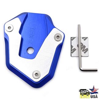XHT(BC)- Extension Kickstand Pad Sidestand Plate CNC Anodized Compatible with Suzuki GSXS750 GSXS1000 2017-2019 [P/N: GZSP-JD-029]