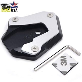 XHT(BC)- Extension Kickstand Pad Sidestand Plate CNC Anodized Compatible with Suzuki GSXS750 GSXS1000 2017-2019 [P/N: GZSP-JD-029]