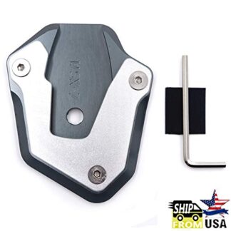 XHT(BC)- Extension Kickstand Pad Sidestand Plate CNC Anodized Compatible with Suzuki GSXS750 GSXS1000 2017-2019 [P/N: GZSP-JD-029]