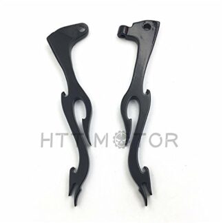 XHT(BC)- Flame Brake Clutch Levers Black For YAMAHA Virago XV 250 535 700 750 1000 1100