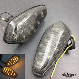 XHT(BC)-Flush Mount Led Turn Signal Indicators For Yamaha Yzf R6 Yzfr6 Smoke 2003-2006