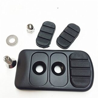 XHT(BC)- Foot Pegs for Kawasaki Vulcan Classic Suzuki Boulevard Intruder Yamaha Black