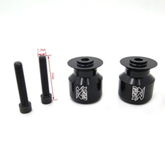 XHT(BC)- For Suzuki Gsxr600 Gsxr750 Gsxr1000 Gsxr 1100 Black 8mm Swingarm Spool Slider