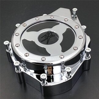 XHT(BC)- Glass See Through Engine Stator Cover For Suzuki Gsx1300R Hayabusa 1999-2013 Chrome