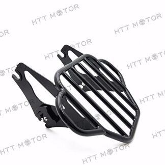 XHT(BC)- Gloss Black Detachable Luggage Rack For 09-16 Harley Road King/Street Glide