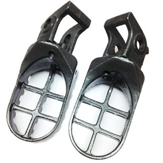 XHT(BC)- Gunmetal Black Motocross MX Dirt Bike Foot Pegs For 1988-1994 CR125R CR500R CR250R