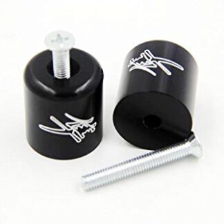 XHT(BC)- Hand Bar End For Suzuki Katana 600 750 Sv650 Sv1000 S Tl1000S Bandit 1200 Black