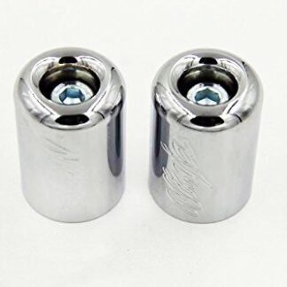 XHT(BC)- Hand Bar Ends For Kawasaki Ninja Ex250 Ex500 Ex650R Zx6R-636 Zzr1200 Chrome