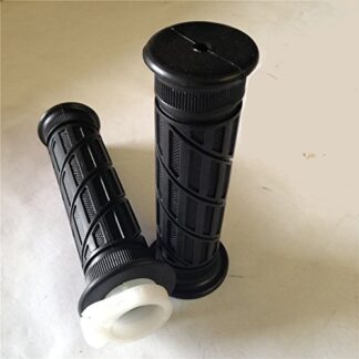 XHT(BC)- Hand Grips Black ATV QUAD YAMAHA KAWASAKI POLARIS SEADOO WATERCRAFT BOMBARDIER JET SKI ATV FOREMAN RECON RINCON Brute Force Prairie GRIZZLY KODIAK WATERCRAFTS (7/8" BOTH SIDE)