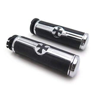 XHT(BC)- Handlebar Cross grips for Harley 96-later VRSC, XL, XR, Dyna, Softail (except FLSTSE2/3, FLSTNSE, and FXSBSE) and 96-07 Touring models See description for detail