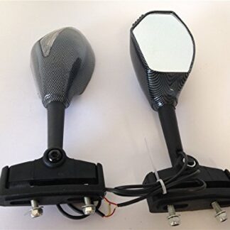 XHT(BC)- Integrated Turn Signal Mirror for CBR Hurricane F2 F3 CARBON Clear lens