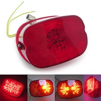 XHT(BC)- LED Red Tail Brake Light Turn Signal Lamp For Harley Sportster Softail Fatboy