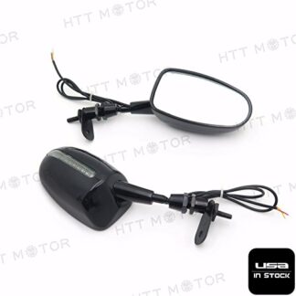 XHT(BC)- LED rear view mirror fit for CBR 600 F1 F2 F3 CBR 900 929 954 RR Black