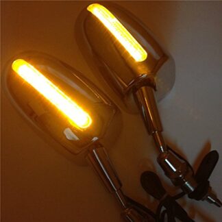 XHT(BC)- LED rear view mirror fit for CBR 600 F1 F2 F3 CBR 900 929 954 RR Chrome