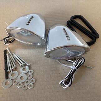 XHT(BC)-LED side mounted rear view Mirrors for suzuki kawasaki yamaha bike Chrome