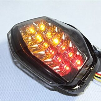 XHT(BC)- Led Tail Light Brake Turn Signals For Kawasaki Ninja Zx250R 2008 2009 2010 Smoke