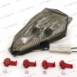 XHT(BC)- Led Tail Light For 2006 2007 2008 2009 2010 2011 2012 2013 Yamaha Yzf R6 Yzf-R6 Smoke