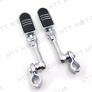 XHT(BC)- Lightning Long Angle Adjustable FootPeg For Triumph Rocket/Yamaha 1" 25mm Chrome