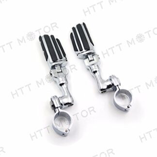 XHT(BC)- Lightning Short Angle Adjustable FootPeg 1-1/2" For Triumph Rocket/Suzuki Chrome