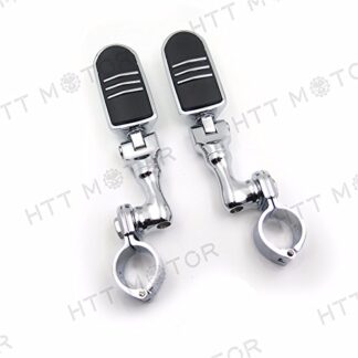 XHT(BC)- Lightning Short Angle Adjustable FootPeg For Triumph Rocket/Suzuki 1-1/2" Chrome