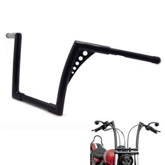 XHT(BC) MT-TGHD-HB002-I-BK 1-1/4" Fat 10" Rise Ape Hangers Handlebar For Harley Sportster XL 1200 883