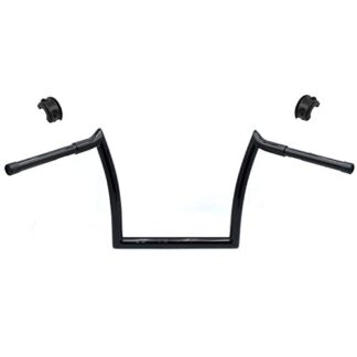 XHT(BC) MT-TGHD-HB011-I-BK 12" Bagger Monkey Ape Hanger HandleBar 1.25" For 15-19 Road Glide FLTRX/S 16-19 FLTRU (1.25" Clamp Area Diameter)