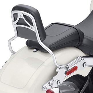 XHT(BC) MT-TGHD-SBB048-CD Passenger SissyBar Backrest Upright Standard Chrome For 2018-2020 Harley Fat Boy Breakout